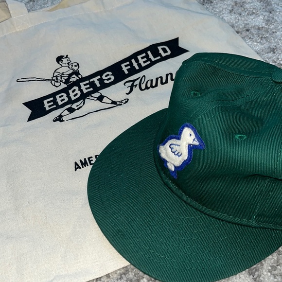 Ebbets Field Flannels Other - J. Crew x Ebbets Field Flannel 1942 Dayton Ducks adjustable 🧢 + Tote bag